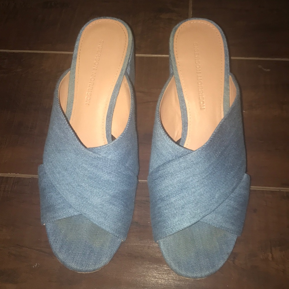 Sigerson Morrison denim sandals
